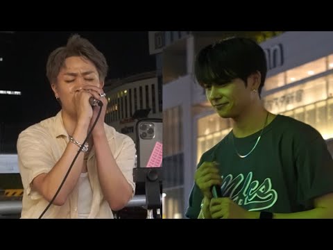お友達の歌をカバー《荒木一仁》本家も聴けました！「君がくれた日々/はせとも。」新宿路上ライブ