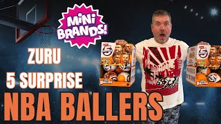 NBA Ballers Mini Brands Unboxing Surprise #zuru5 #nba