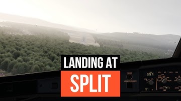 X-Plane 12 - Wizz Air A321 Landing at Split LDSP RNAV 23