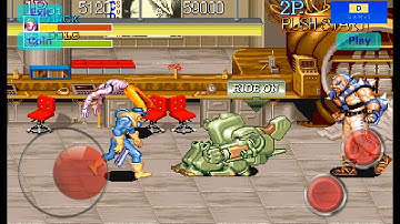 Captain Commando Stage 1 City - Mack The Knife Mummy Commando - Capcom -  Arcade Game - 1991