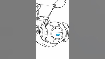 So i played Portal 2... (spoiler warning!) #Portal2 #animation #Portal #Wheatley