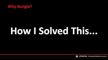 Destiny 2- Fixing "Contacting Destiny 2 Servers" Issues