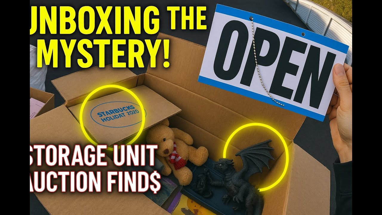 “Bought a Storage Unit at Auction… Now Let’s Unbox EVERYTHING Inside!”