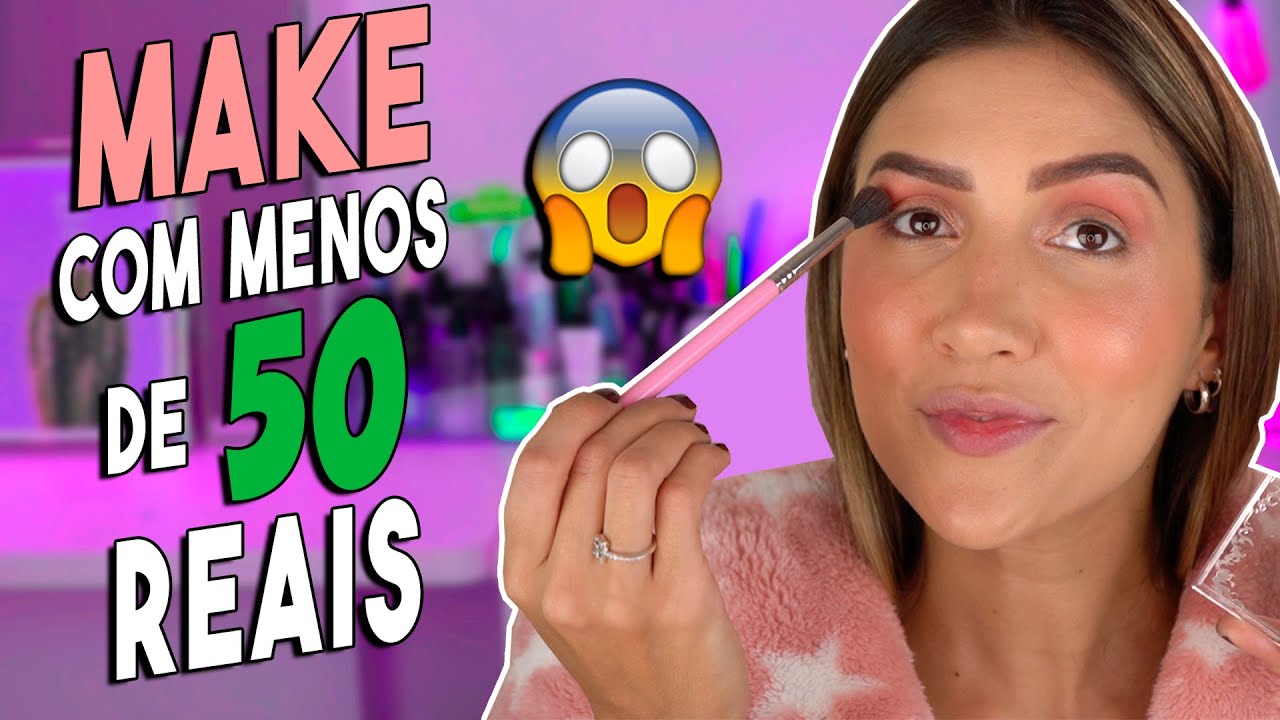 MAKE RIQUÍSSIMA gastando MENOS de 50 REAIS!! | Comprinhas na 25