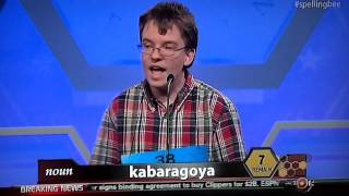 Jacob thinks he knows it at the Spelling Bee