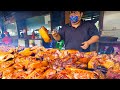 Real borneo bbq sinalau bakas  huge wild boar barbecue in sabah malaysia vegans beware