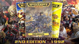 Warhammer 40K 2nd Edition (1993) RULEBOOK Rewind Retro Review - Look inside!