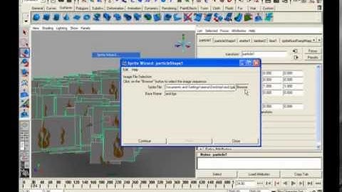 Maya Dynamics Tutorials - Creating Fire Effect using Dynamics Particles in Maya