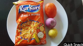 Quick Evening Snack Recipe | Very Tasty Evening Snacks | One Minute Kurkure Chat Lockdown Recipes