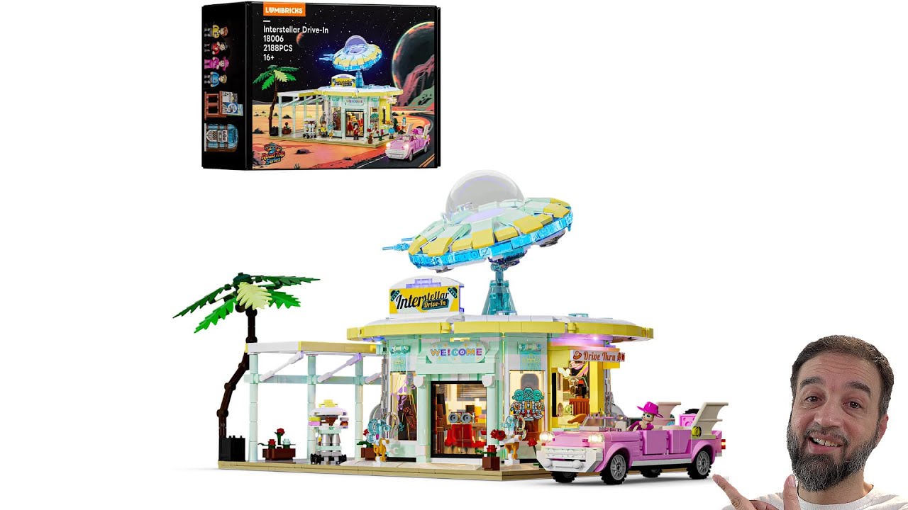 Автокинотеатр Lumibricks Interstellar уже открыт и доступен! Яркое место середины века 