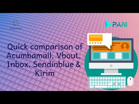 Best Email marketing software on LTD? - A quick comparison of Sendinblue, Acumbamail, Vbout, Inbox