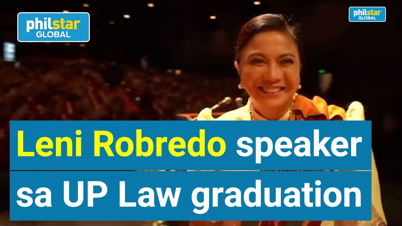 FULL SPEECH: Leni Robredo during UP College of Law recognition rites