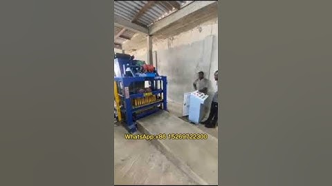 QT4-26C shengya concrete cement paving block making machine for interlocking pavers #shengya #blocks