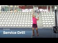 Serve Drill: Toss and Balance | Tennis