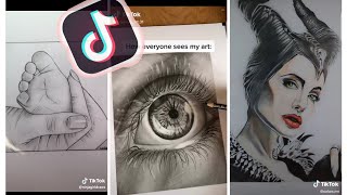 Tiktok art drawing افضل تجميعة تيك توك الرسامين تيك توك خيالي ?