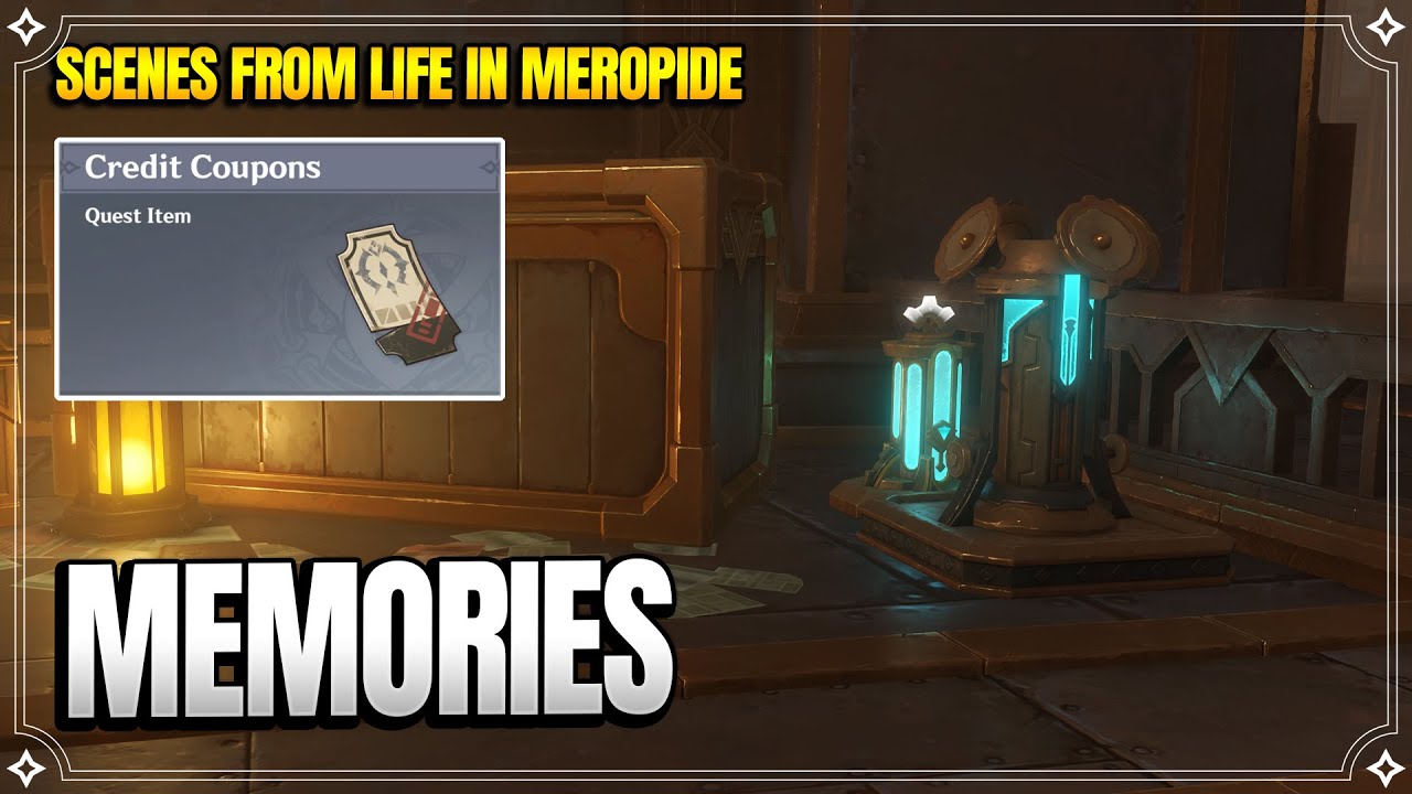 Memories | Scenes From Life in Meropide | World Quests & Puzzles |【Genshin Impact】