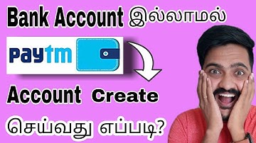 How to open Paytm account wallet without bank account 2021 | #paytm | Tamil | Mr.Tech