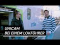 Unicam unterwegs mit einem lokfhrer  unicam