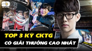 TOP 3 KỲ CKTG CÓ TIỀN THƯỞNG CAO NHẤT LỊCH SỬ LMHT: IG HƯỞNG LỢI VÔ ĐỐI!