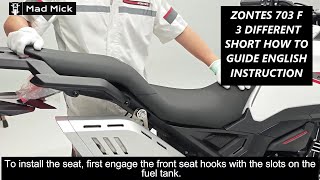 ZONTES 703 F THREE X SIMPLE HOW TO GUIDE ENGLISH INSTRUCTION