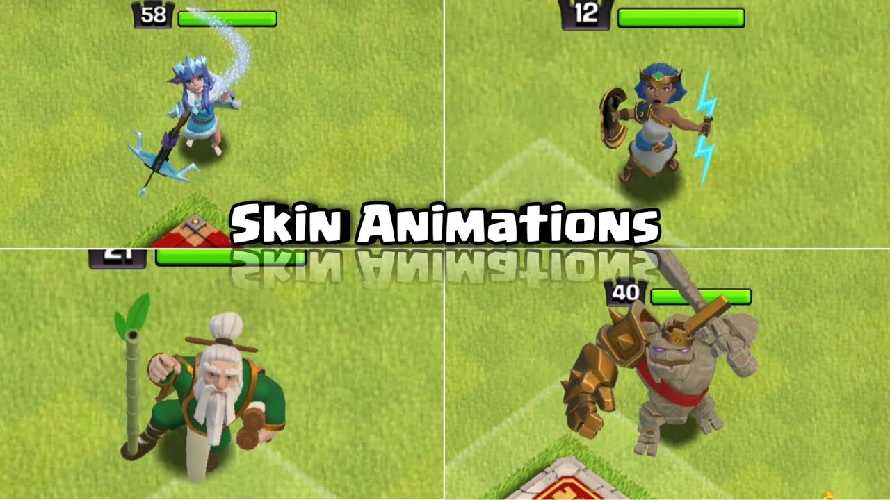 All Heroes Skins And Animations 