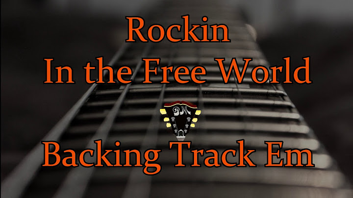 Rockin' in the Free World Instrumental version - Instrumental performance video thumbnail