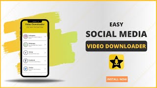 Social Media Video Downloader App - Free screenshot 2