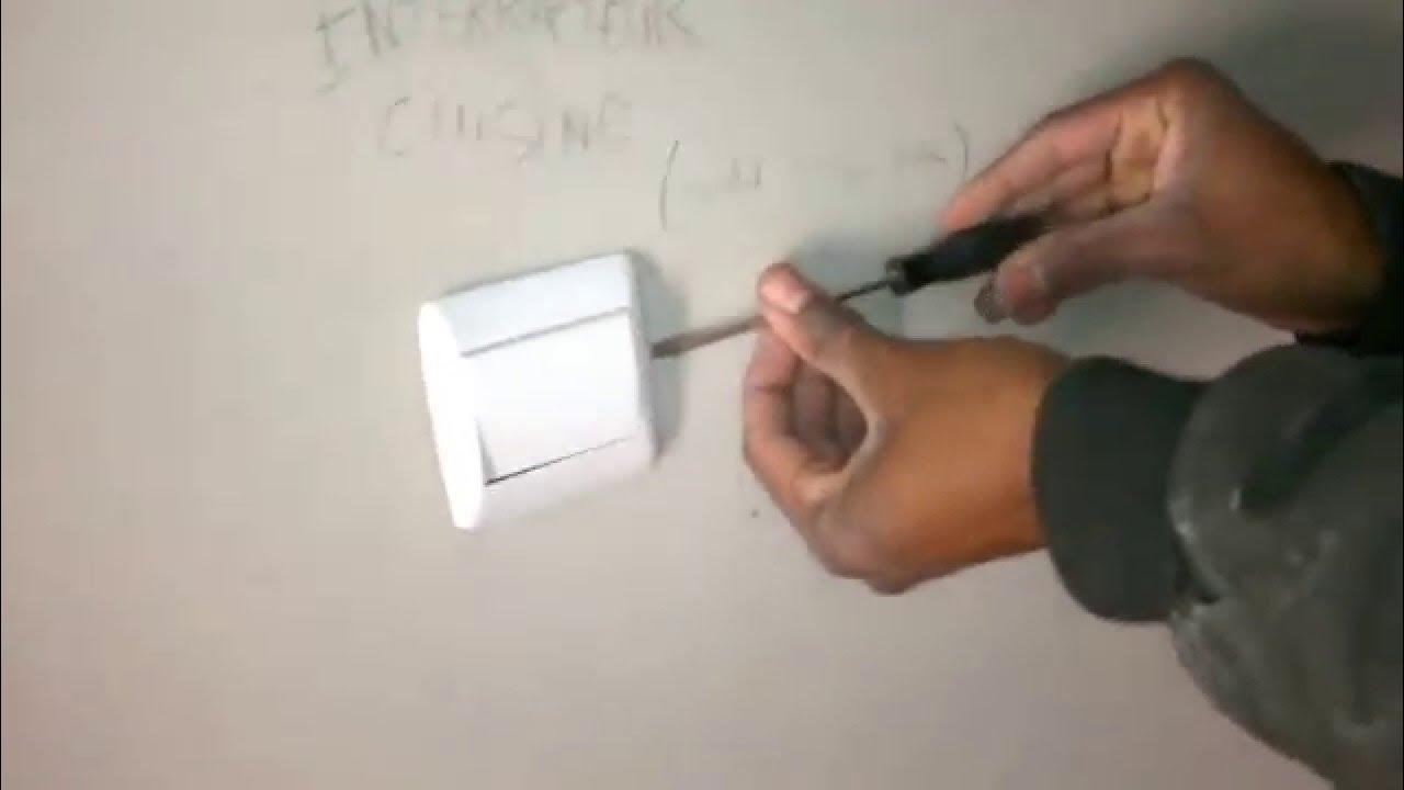 Comment Ouvrir Un Interrupteur Sans Vis Comment remplacer et installer un interrupteur - YouTube