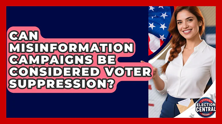 Can Misinformation Campaigns Be Considered Voter Suppression? | Election Central Channel News
