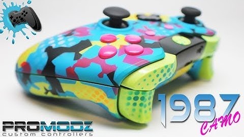 "1987 Camo" Custom Xbox One Controller, Hand Airbrushed by ProModz.com