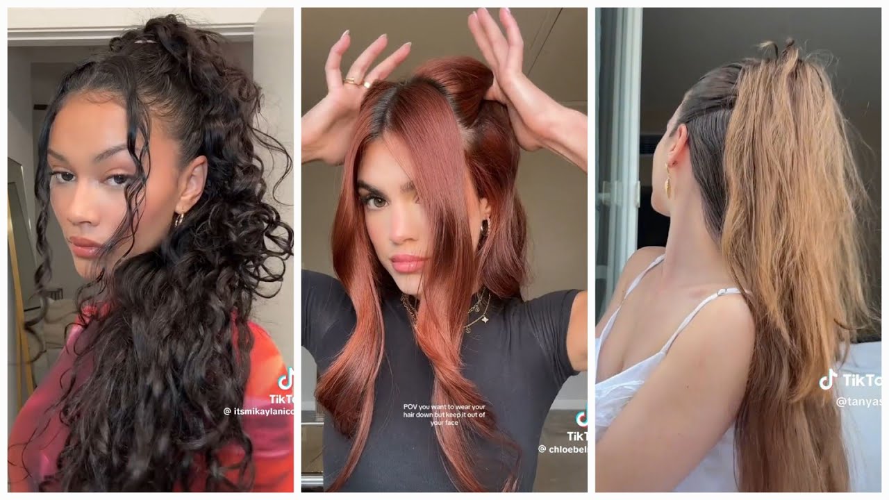 Easy And Cute Hairstyles For Summer ✨️ TikTok Compilation