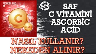 C vitamini nasıl alınır