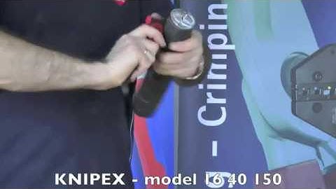 Hướng dẫn sử dụng Dụng cụ tách vỏ cáp KNIPEX  16 40 150