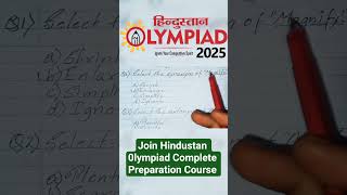 Hindustan Olympiad 2025 Class 10 #hindustanolympiad #shortsviral