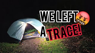 HOT TENT DISASTER | WILD CAMPING GONE WRONG! ☠️⚠️🚫
