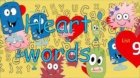 Quick Heart Word Review List 9 Orthographic mapping and Science of Reading