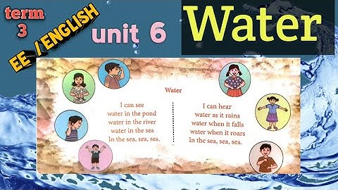 I can see song/ee English song/term 3/unit 6 Water