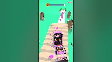 Assemble Run 3D A car Collecting Some Wheels And Automatically Put Some People Level 4 Completed