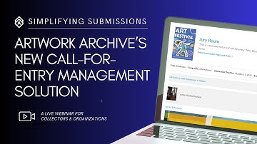 Simplifying Submissions: Introducing Artwork Archive’s New Call for Entry Management Solution