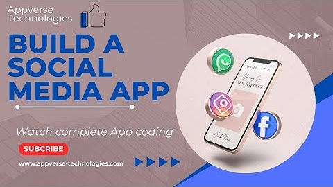 Build A Project | Social Media App | Flutter Project | Appverse Technologies