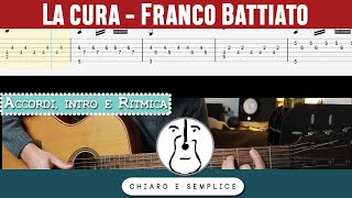 Tutorial Chitarra Tab - La cura (Franco Battiato)