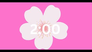 2 Minute Timer with Flower | Calm Countdown