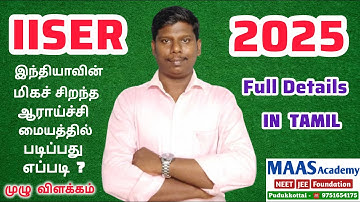 All About IISER - IAT 2025 // Eligibility , Exam Pattern , Syllabus , Placement // Mathan Sir