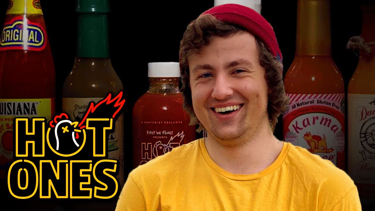 Tyler Damsma Can't Keep a Straight Face While Eating Spicy Wings | Hot Ones