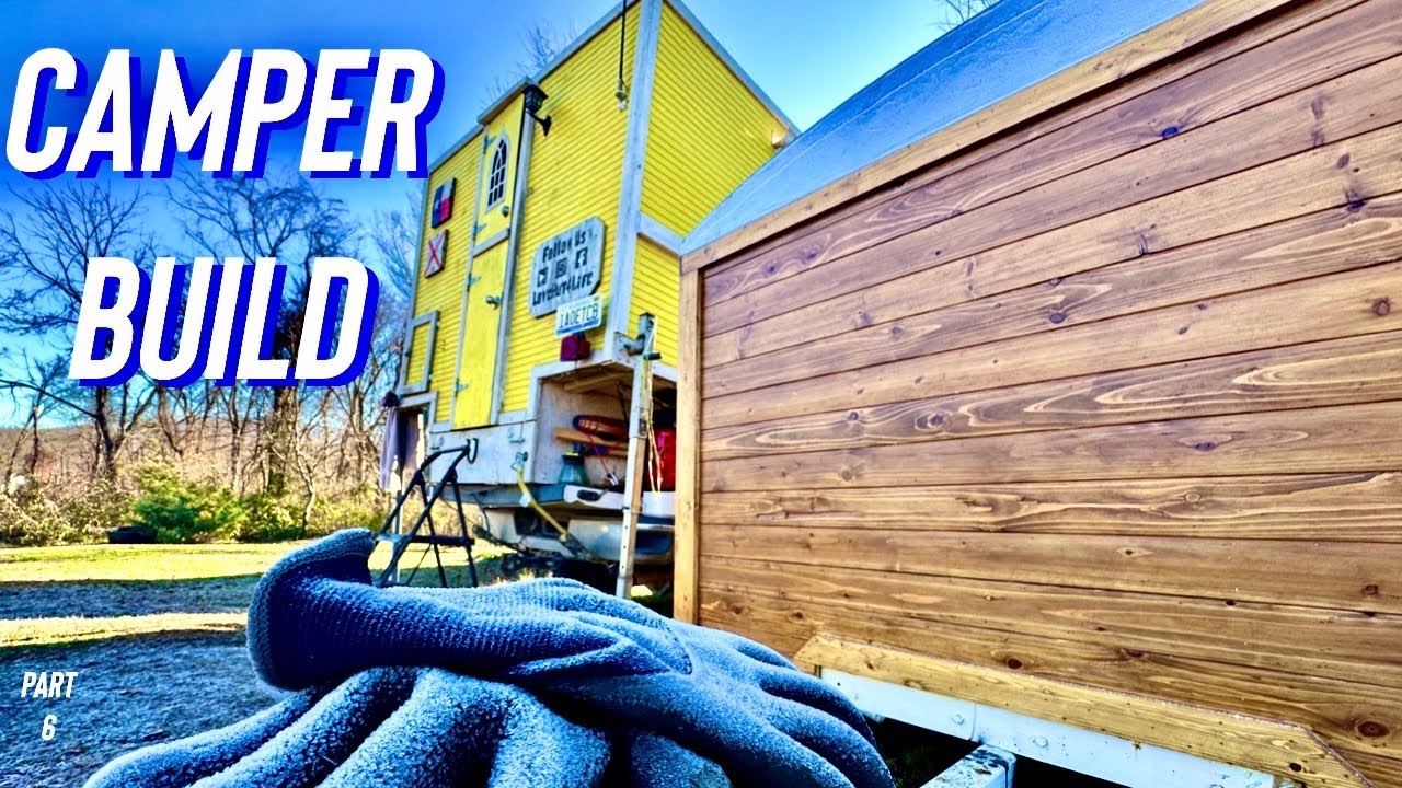 Camper Build Custom Carpentry in a DIY Camper Trailer Build YouTube