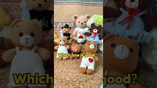 Crochet Gift Ideas🎁| Choose Your Favorite Bear🐻| Easy Crochet Amigurumi Pattern✨