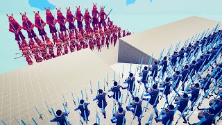 CAN 50x SWORDCASTER DEFENDS HIGHGROUND vs EVERY ARMY | TABS Totally Accurate Battle Simulator