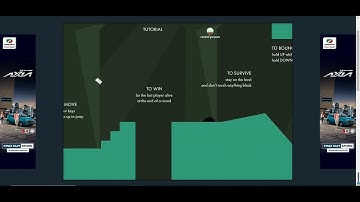 I went outside the tutorial map!!! | Bonk.io