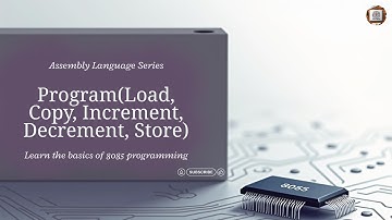 8085 Program: Load, Copy, Increment, Decrement & Store | Explained Step by Step