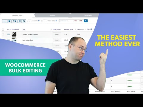 Woocommerce Bulk Edit Products, Prices and Attributes | The Easy Method